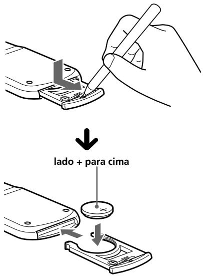 SONY XR-C5300R - Substituição da pilha de lítio - 1