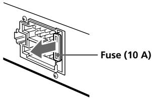 SONY XR-C5300R - Fuse replacement - 1