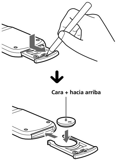 SONY XR-C5300R - Sustitución de la pila de litio - 1