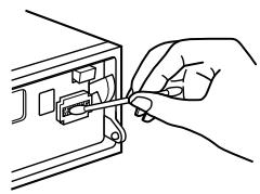 SONY XR-C5300RV - Limpeza dos conectores - 1