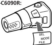 SONY XR-C6090R - Preparação do commando rotativo - 1