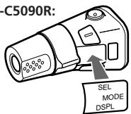 SONY XR-C6090R - Preparação do commando rotativo - 3
