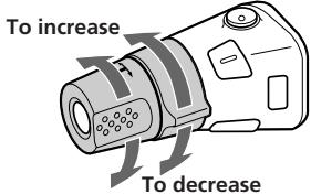 SONY XR-C6100R - Changing the operative direction - 1