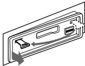SONY XR-C6210R - Dismounting the unit - 3