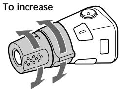 SONY XR-C6210R - Changing the operative direction - 1
