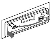 SONY XR-C6220R - Dismounting the unit - 3