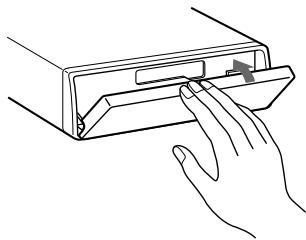 SONY XR-C6220R - Attaching the front panel - 4
