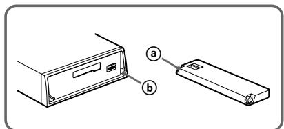 SONY XR-C6220R - Attaching the front panel - 1
