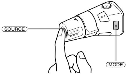 SONY XR-C7500RX - By pressing buttons (the SOURCE and MODE buttons) - 1