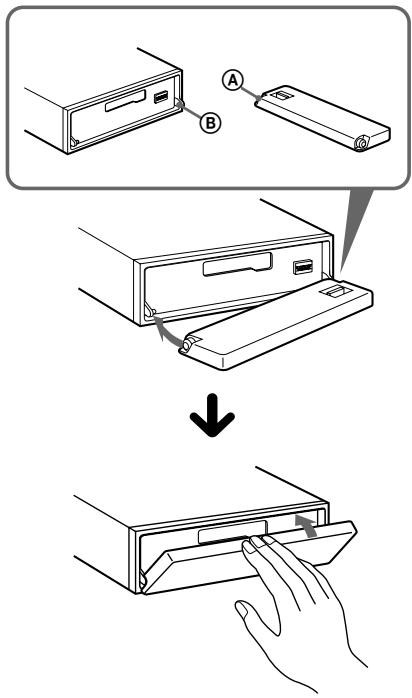 SONY XR-C7500RX - Fijación del panel frontal - 1