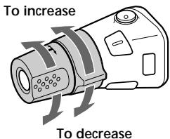 SONY XR-C7500RX - Changing the operative direction - 1