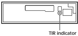 SONY XR-C750RDS - TIR indicator - 1