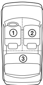 SONY XR-C750RDS - Selección de la posición de escucha - 1