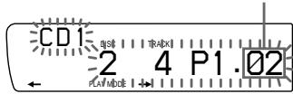 SONY XR-C850RDS - Carregue em 1 () ou em 4 () para seleccionar o numero da ranhura em que pretende insertar uma faixa. - 1