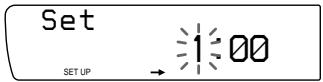 SONY XR-C850RDS - Setting the clock - 2
