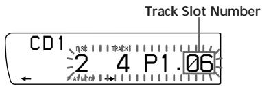 SONY XR-C850RDS - Erasing the tracks in the programme - 1