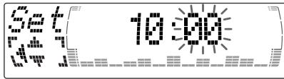 SONY XR-M500R - Setting the clock - 4