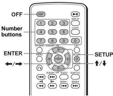 SONY DVX-11B - Setting the parental control on PVD - 1