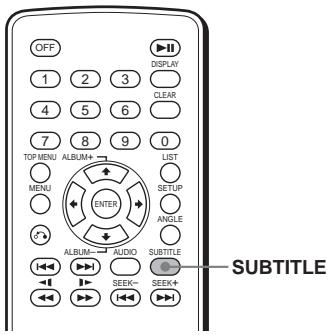 SONY DVX-11B - Anzeigen der Untertitel - 2
