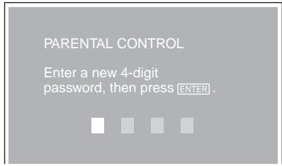SONY DVX-11B - Setting the parental control on PVD - 3