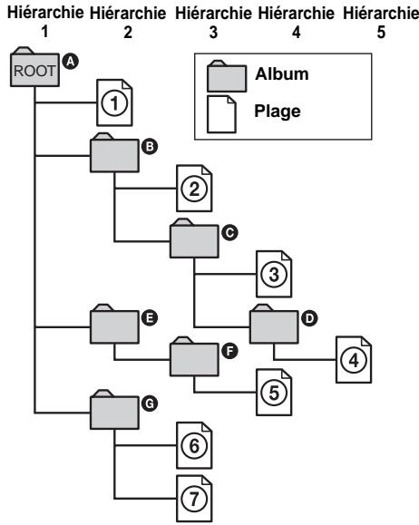 SONY DVX-11B - Structure du contenu du disque - 1