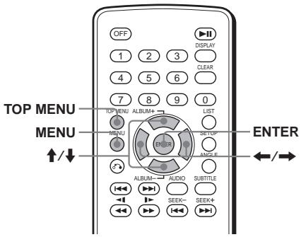SONY DVX-11B - Uso dei menu dei DVD DVD - 1