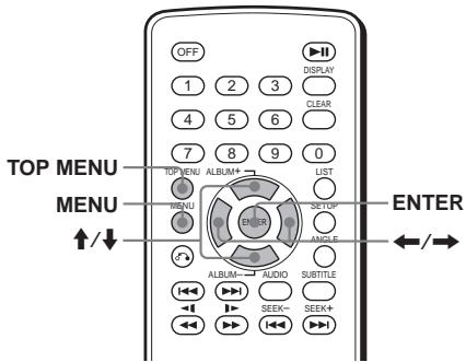 SONY DVX-11B - Menu's op DVD's gebruiken - 2