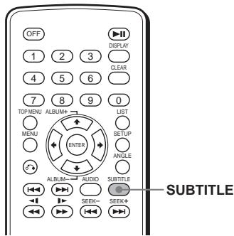 SONY DVX-11B - Affichage des sous-titres - 2