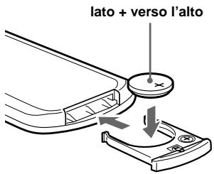 SONY DVX-11B - Sostituzione della batteria al litio - 3
