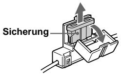 SONY DVX-11B - Austauschen der Sicherung - 1