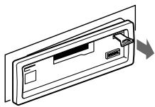 SONY XR-L240 - Rimozione dell'apparecchio - 2