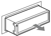 SONY MEX-BT3800U - Remove the unit. - 3