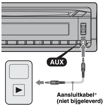 SONY MEX-BT3800U - Een draagbaar audioapparaat aansluiten - 1