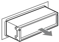 SONY MEX-BT3800U - Nehmen Sie das Gerät Heraus. - 3