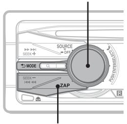 SONY MEX-BT3800U - Suchen nach einem Titel durch Anspielen der Titel — ZAPPIN™ - 1