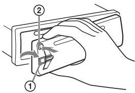 SONY DRIVE S - Rimozione del pannello anteriore - 1