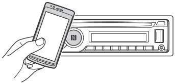 SONY DRIVE S - Verbinding maken met een smartphone door middel van One touch (NFC) - 1