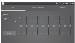 SONY DRIVE S - Impostazioni dell'audio - 1