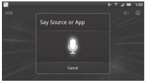 SONY DRIVE S - Pour activer la reconnaissance vocale - 1