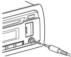 SONY DRIVE S - Anschließen eines tragbaren Audiogeräts - 1