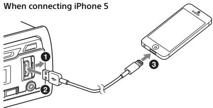 SONY DRIVE S - Connecting an iPod/USB Device - 1