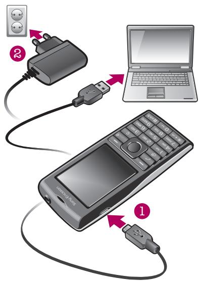 SONY CEDAR - Charger le téléphone - 1