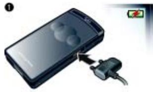 SONY W980 - Pour charger la batterie - 1
