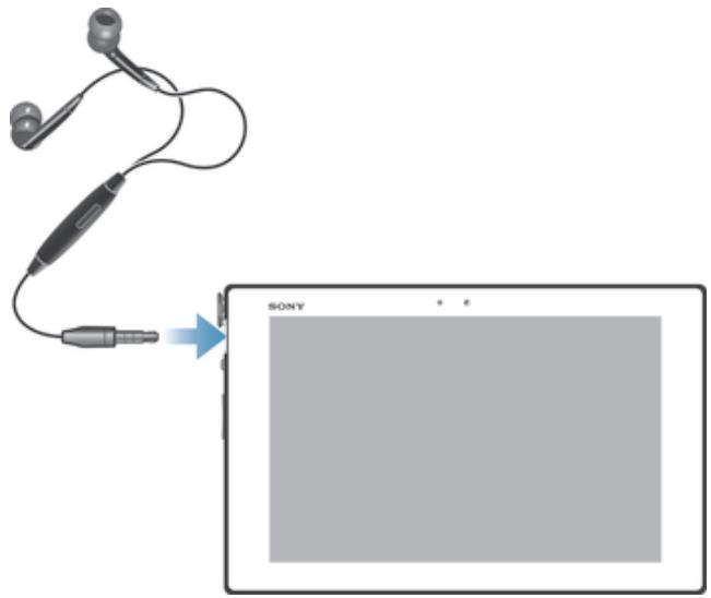 SONY XPERIA TABLET Z (SGP312FR) - Utiliser un casque - 1