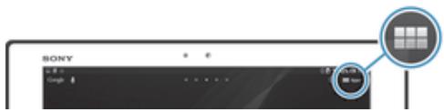 SONY XPERIA TABLET Z (SGP312FR) - Pour ouvrir l'écran des applications - 1
