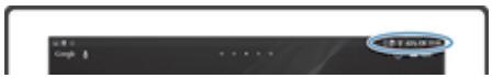 SONY XPERIA TABLET Z (SGP312FR) - États et notifications - 1