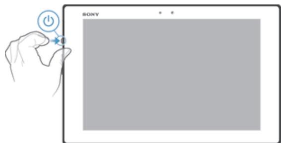 SONY XPERIA TABLET Z (SGP321FR) - Pour permettre l'appareil sous tension - 1