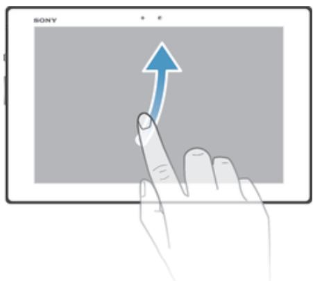 SONY XPERIA TABLET Z (SGP321FR) - Pour faire défiler - 2