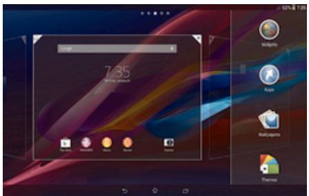 SONY XPERIA TABLET Z (SGP321FR) - Pour aller à l'écran d'accueil - 1