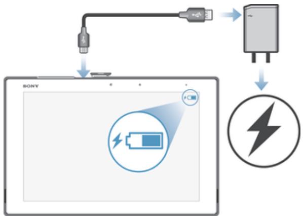 SONY XPERIA Z2 TABLET - Charger votre appareil - 1